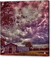 Shed Against The Storm Acrylic Print