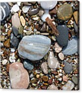 Shiny Pebbles Acrylic Print