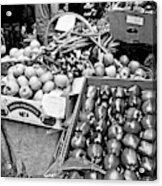 Shoppers In London's Borough Market Acrylic Print