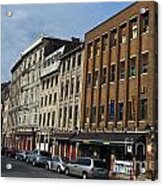 Shops And Buildings Along Rue Saint-paul Old Montreal Acrylic Print