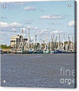 Shrimp Boats 2 Port Arthur Texas Acrylic Print