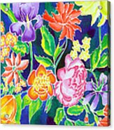 Silk Floral 1 Acrylic Print