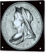 Silver Royal Queen Victoria Acrylic Print