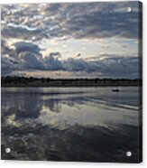 Siuslaw River Reflected Skies Acrylic Print