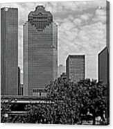 Skyscrapers In Downtown Houston Acrylic Print