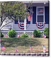 Small Town America Fourth Of July Acrylic Print
