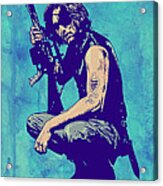 Snake Plissken Acrylic Print