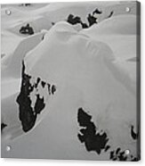 Snowface Mother Earth  Protecter Ischgl Austria Acrylic Print