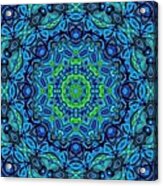 So Blue - 43 - Mandala Acrylic Print