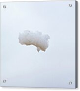 Soap Foam Floating Through The Air Acrylic Print