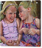 Sold Silly Sister Secrets Acrylic Print
