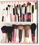 Something About A Clean Brush. #makeup Acrylic Print