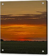 South Dakota Sunset Acrylic Print