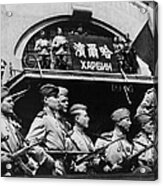 Soviet Soldiers In Harbin, China Acrylic Print