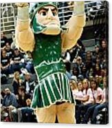 Sparty At Basketball Game Acrylic Print