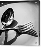 Spoon And Fork Acrylic Print