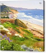 Spring View Of Torrey Pines Acrylic Print