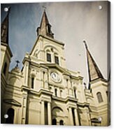 St Louis' Cathedral In New Orleans Acrylic Print
