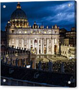 St Peters Basilica Rome Acrylic Print