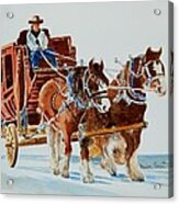 Stagecoach Acrylic Print