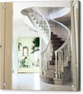 Staircase In The Blair's Hallway Acrylic Print