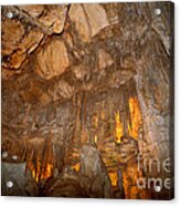 Stalactites In Lehman Cave, Great Basin Acrylic Print