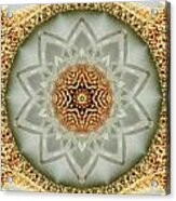 Starfish Crystal Mandala Acrylic Print