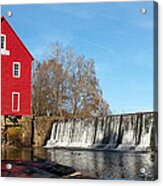 Starr's Mill In Senioa Georgia Acrylic Print