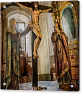 Statue Of Jesus Acrylic Print
