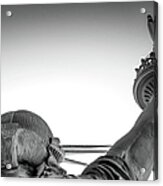 Statue Of Liberty Torch Detail, New Acrylic Print