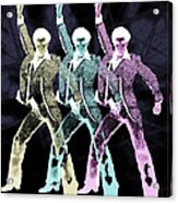 Stayin Alive Pop 3 Black Acrylic Print