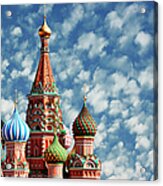 St.basil Cathedral, Moscow, Russia Acrylic Print
