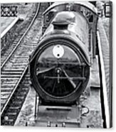 Steam Train Arriving In Weybourne Acrylic Print