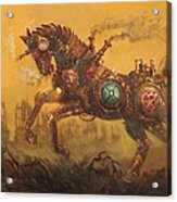 Steampunk War Horse Acrylic Print