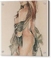 Standing Nude 1 Acrylic Print