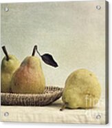 Still Life With Pears Acrylic Print