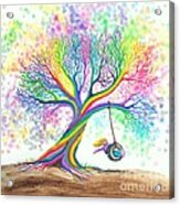 Still More Rainbow Tree Dreams Acrylic Print