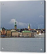 Stockholm Old Town Acrylic Print