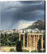 Storm Over Athens Acrylic Print
