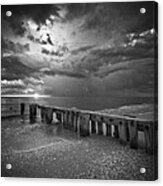 Storm Over Naples Florida Beach Acrylic Print