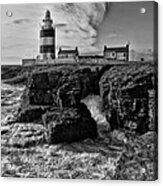 Stormy Day At Hook Head Lighthouse Acrylic Print