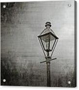 Street Lamp On The River Acrylic Print