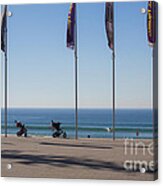 Strollers at Manly Beach Acrylic Print