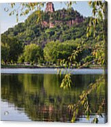 Sugarloaf In Spring Acrylic Print