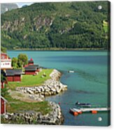Summer View Of Southern Norway Acrylic Print