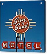 Sun N Sand Motel Acrylic Print