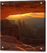 Sunrise At Mesa Arch 2 Acrylic Print