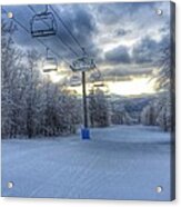 Sunrise At Okemo Mountain Acrylic Print