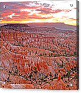 Sunrise Over Bryce Amphetheater Acrylic Print