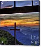 Greenville Sc Pretty Place Chapel 8 The Overlook Sunrise Landscape Art Acrylic Print